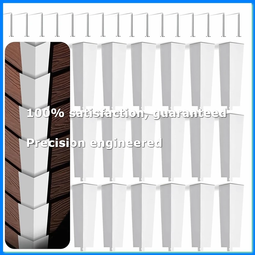 Aluminum Siding Corners 8 Inch Exterior Siding Corner Caps Smooth Siding Aluminum Corners for Mobile Homes 16 Pieces-A32R
Aluminum Siding Corners 8 Inch Exterior Siding Corner Caps Smooth Siding Aluminum Corners for Mobile Homes 16 Pieces-A32R