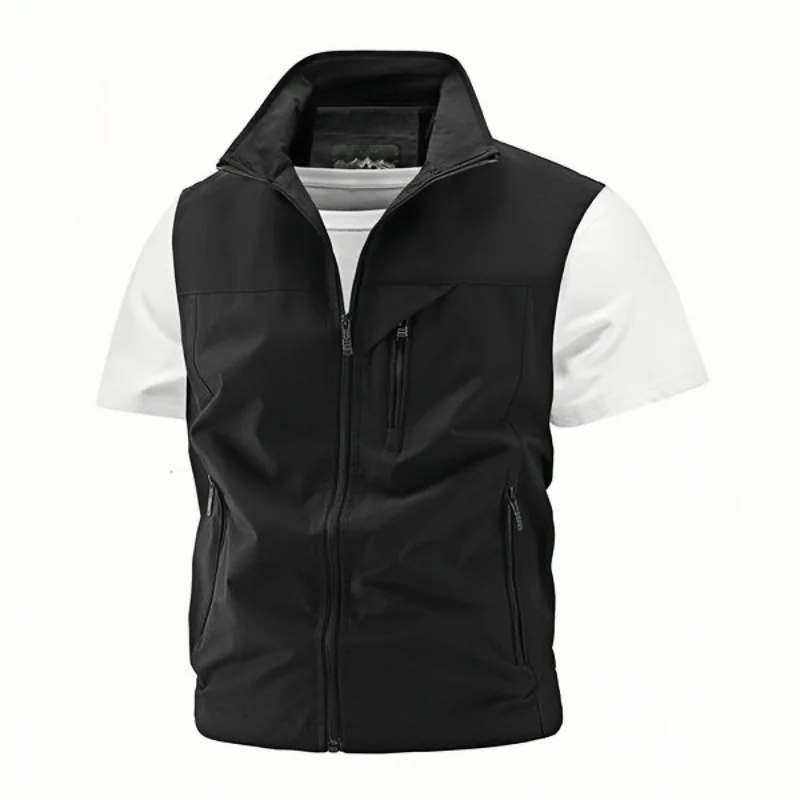 2025 New Fashion Men's Vest Windproof Solid Sleeveless Jacket Motorcycle Ourdoor Waterproof Biker Vest for Men Clothing
2025 New Fashion Men's Vest Windproof Solid Sleeveless Jacket Motorcycle Ourdoor Waterproof Biker Vest for Men Clothing