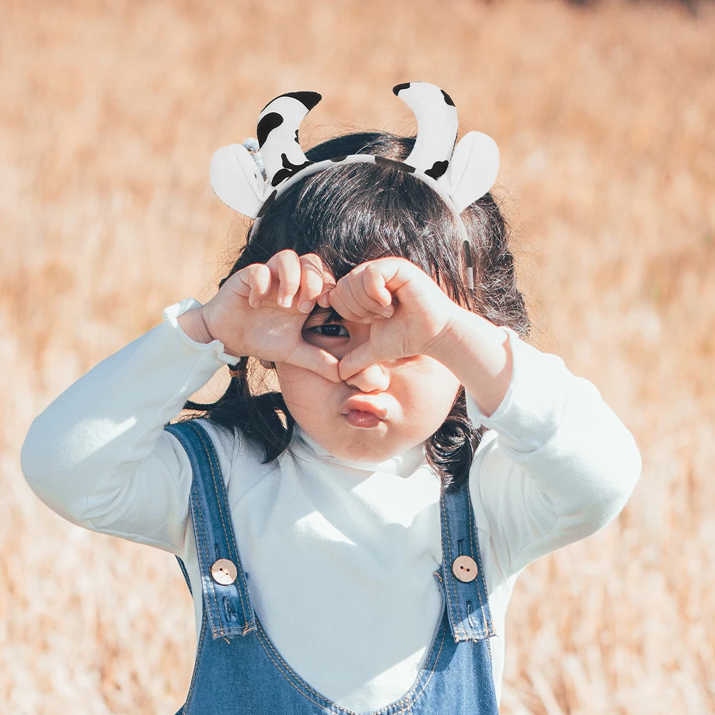 Cow Headdress Set Animal Costume Props for Cosplay Costumes Accessories Ear Headband Headgear Fancy 
Cow Headdress Set Animal Costume Props for Cosplay Costumes Accessories Ear Headband Headgear Fancy