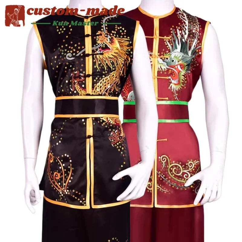 Custom Martial Arts Uniform Kung Fu Suit with Dragon Embroidery Southern Fist Long Fist Reinforced for KungFu Forms Competition
Custom Martial Arts Uniform Kung Fu Suit with Dragon Embroidery Southern Fist Long Fist Reinforced for KungFu Forms Competition