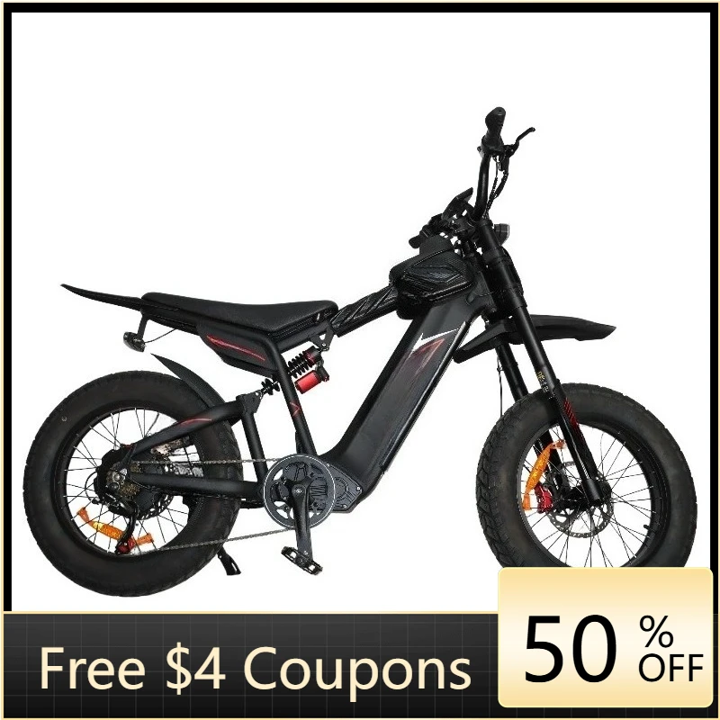 Rs Adult electric mountain bike electric bicycle 60V25AH 18650 lithium battery 90km 20-inch aluminum alloy full shock-absorbing
Rs Adult electric mountain bike electric bicycle 60V25AH 18650 lithium battery 90km 20-inch aluminum alloy full shock-absorbing