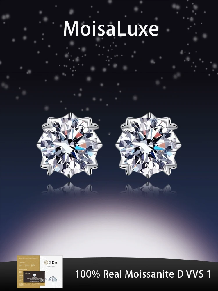 Официальный магазин MoisaLuxe GRA Moissanite Plata, стерлинговое серебро 925 пробы, изысканные ювелирные изделия, маленькие серьги для женщин, обручи для пирсинга
Официальный магазин MoisaLuxe GRA Moissanite Plata, стерлинговое серебро 925 пробы, изысканные ювелирные изделия, маленькие серьги для женщин, обручи для пирсинга