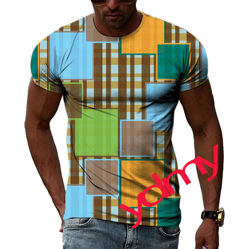 Tide Fashion Summer Lattice Picture Men's T-shirt Casual Print Tees Hip Hop Personality Round Neck Short Sleev Quick Drying Tops
Tide Fashion Summer Lattice Picture Men's T-shirt Casual Print Tees Hip Hop Personality Round Neck Short Sleev Quick Drying Tops