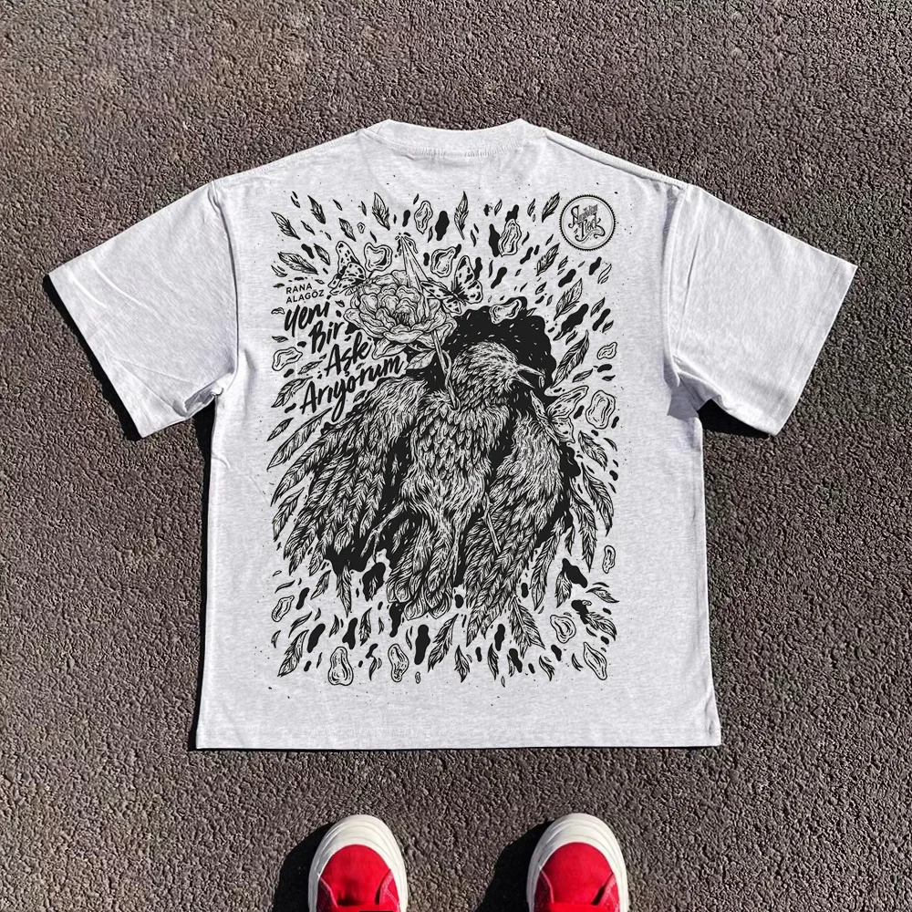 Heavyweight 260G Abstract Graffiti Streetwear Short Sleeve T-Shirt Couple Oversize Casual Fashion Leaf Pattern-LXR
Heavyweight 260G Abstract Graffiti Streetwear Short Sleeve T-Shirt Couple Oversize Casual Fashion Leaf Pattern-LXR