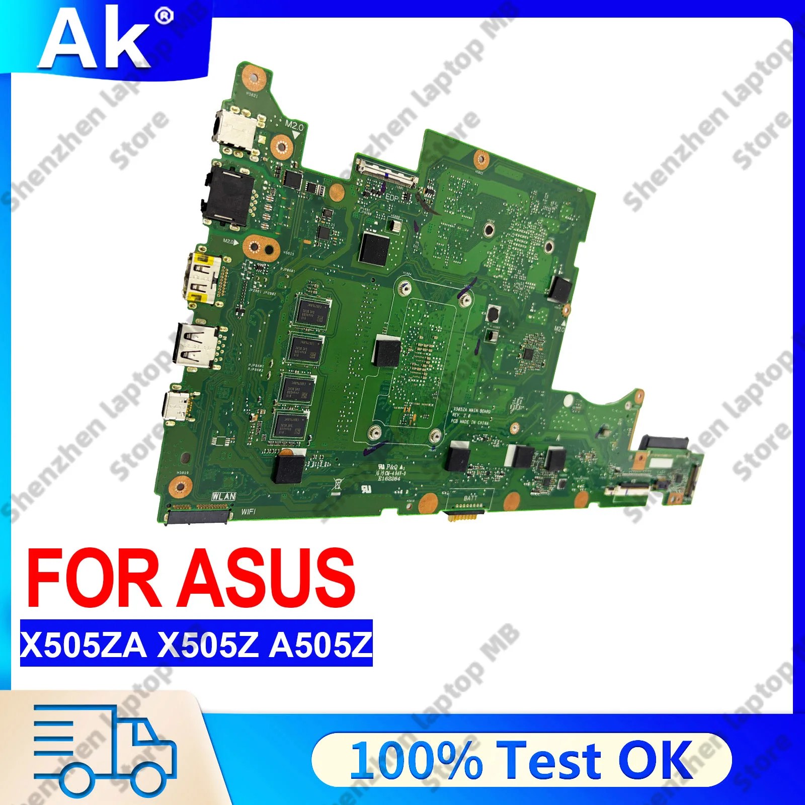 X505ZA Laptop Motherboard For ASUS VivoBook RX505Z X505ZA F505Z K505Z A505Z X505Z Mainboard With R3 R5 R7 CPU 100% tests OK stk
X505ZA Laptop Motherboard For ASUS VivoBook RX505Z X505ZA F505Z K505Z A505Z X505Z Mainboard With R3 R5 R7 CPU 100% tests OK stk