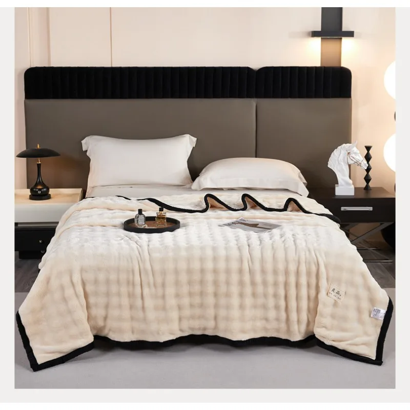 A-class High Weight Wave Big Bubble Rabbit Plush Double-layer Composite Blanket Air Conditioning Blanket Cover Blanket Bedding
A-class High Weight Wave Big Bubble Rabbit Plush Double-layer Composite Blanket Air Conditioning Blanket Cover Blanket Bedding