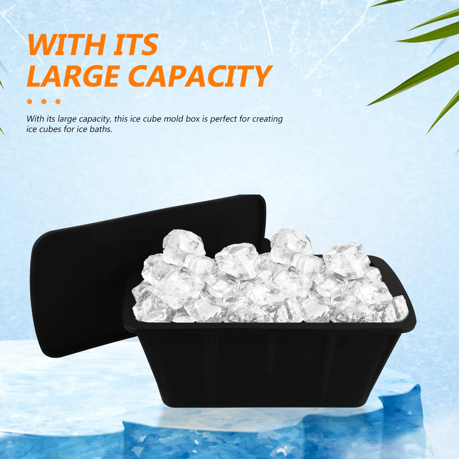 Ice Box Mold Molds for Cocktails Maker Tray Freezer Block Reusable Cube Silica Gel Large
Ice Box Mold Molds for Cocktails Maker Tray Freezer Block Reusable Cube Silica Gel Large
