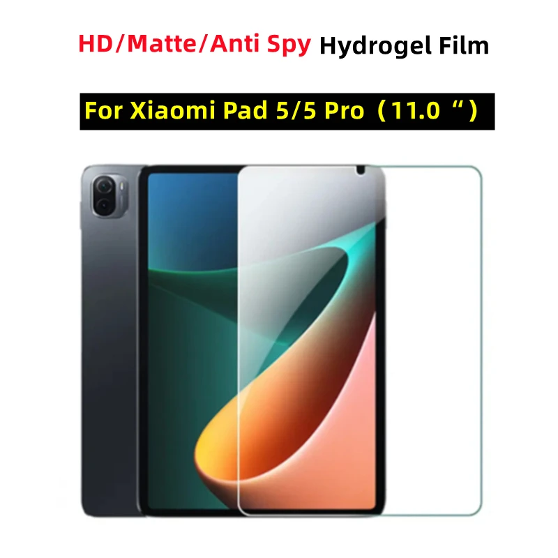 2pcs Anti Spy Tablet Screen Protector For Xiaomi Pad 5 11.0 HD/Matte Hydrogel Film For Xiaomi Pad 5 Pro 11.0 inches
2pcs Anti Spy Tablet Screen Protector For Xiaomi Pad 5 11.0 HD/Matte Hydrogel Film For Xiaomi Pad 5 Pro 11.0 inches