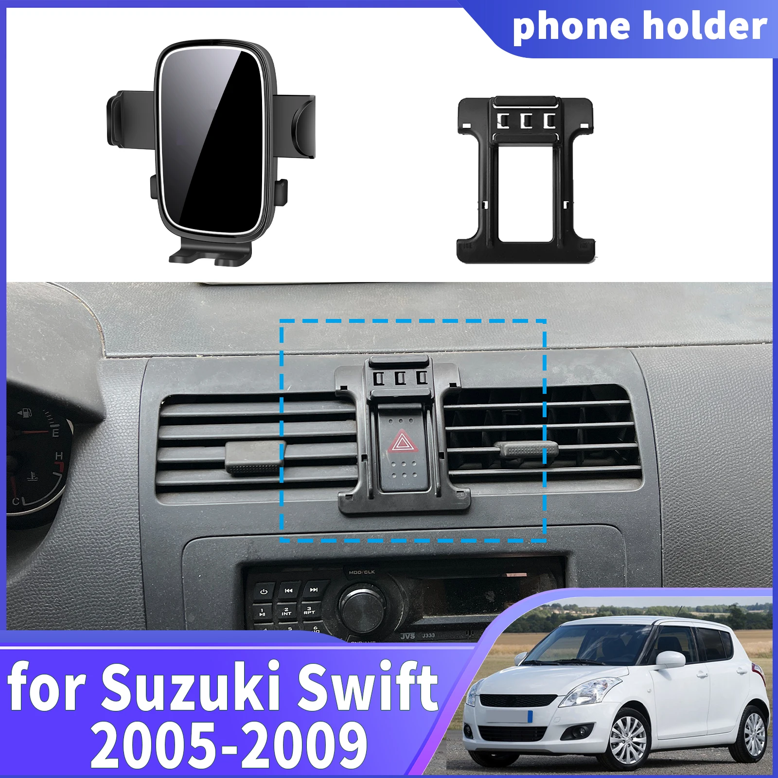 fit for Suzuki Swift 2005 2006 2007 2008 2009 Navigation Phone Holder Mount Customized Car accessoires
fit for Suzuki Swift 2005 2006 2007 2008 2009 Navigation Phone Holder Mount Customized Car accessoires
