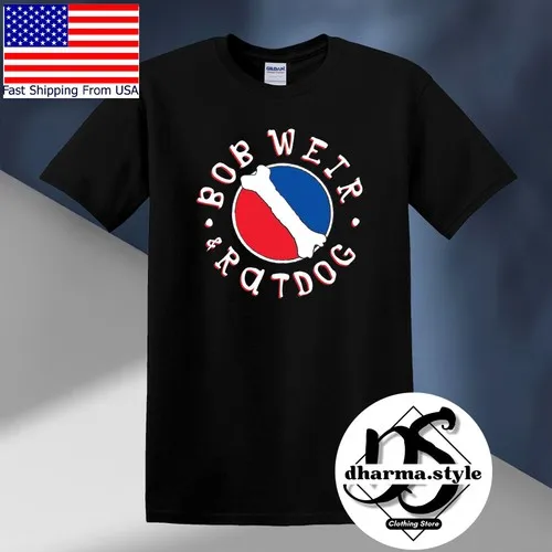 Bob Weir and Rat Dog Men's Black T-Shirt Size S-5XL
Bob Weir and Rat Dog Men's Black T-Shirt Size S-5XL