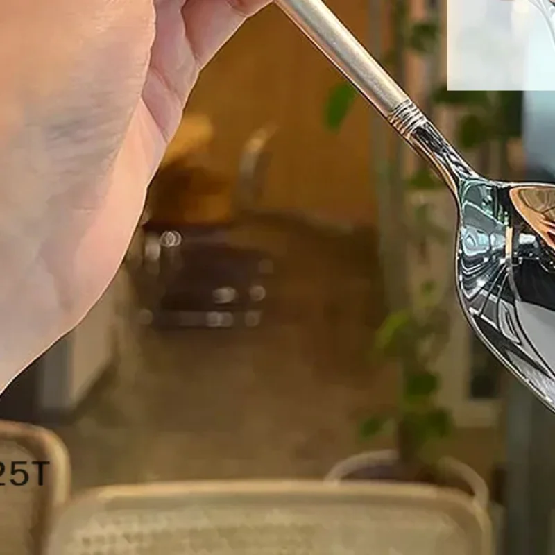 Кофейная ложка из нержавеющей стали, креативная чайная ложка с длинной ручкой, десертная ложка для закусок, мини-ложки для мороженого, посуда, кухонные инструменты
Кофейная ложка из нержавеющей стали, креативная чайная ложка с длинной ручкой, десертная ложка для закусок, мини-ложки для мороженого, посуда, кухонные инструменты