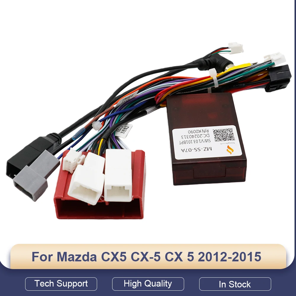 For Mazda XC5 CX-5 CX 5 2012-2015 Car Audio GPS MP5 Player Android Power Cable Canbus Panel Dashboard Frame Wiring Harness
For Mazda XC5 CX-5 CX 5 2012-2015 Car Audio GPS MP5 Player Android Power Cable Canbus Panel Dashboard Frame Wiring Harness