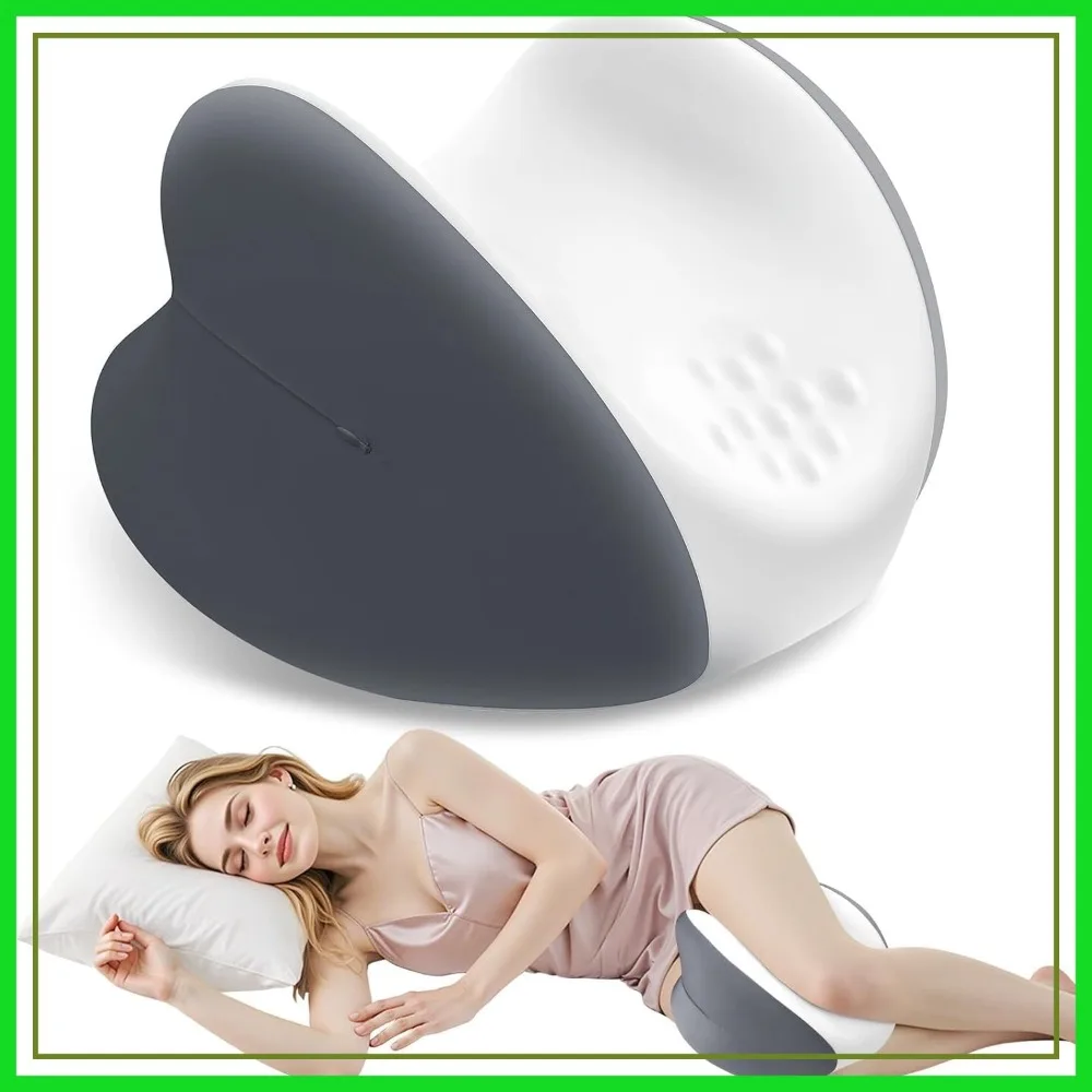 Knee Pillow for Side Sleepers, Memory Foam Leg Pillow with Cooling Cover, Heart-Shape Cushion for Hip, Back & Sciatica Pain Relief
Knee Pillow for Side Sleepers, Memory Foam Leg Pillow with Cooling Cover, Heart-Shape Cushion for Hip, Back & Sciatica Pain Relief