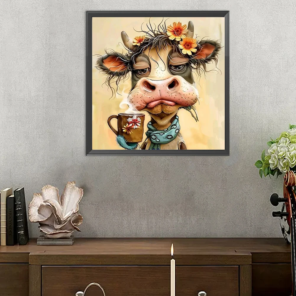 Набор красок по номерам на холсте DIY масляное искусство корова картина домашний декор стены
Набор красок по номерам на холсте DIY масляное искусство корова картина домашний декор стены