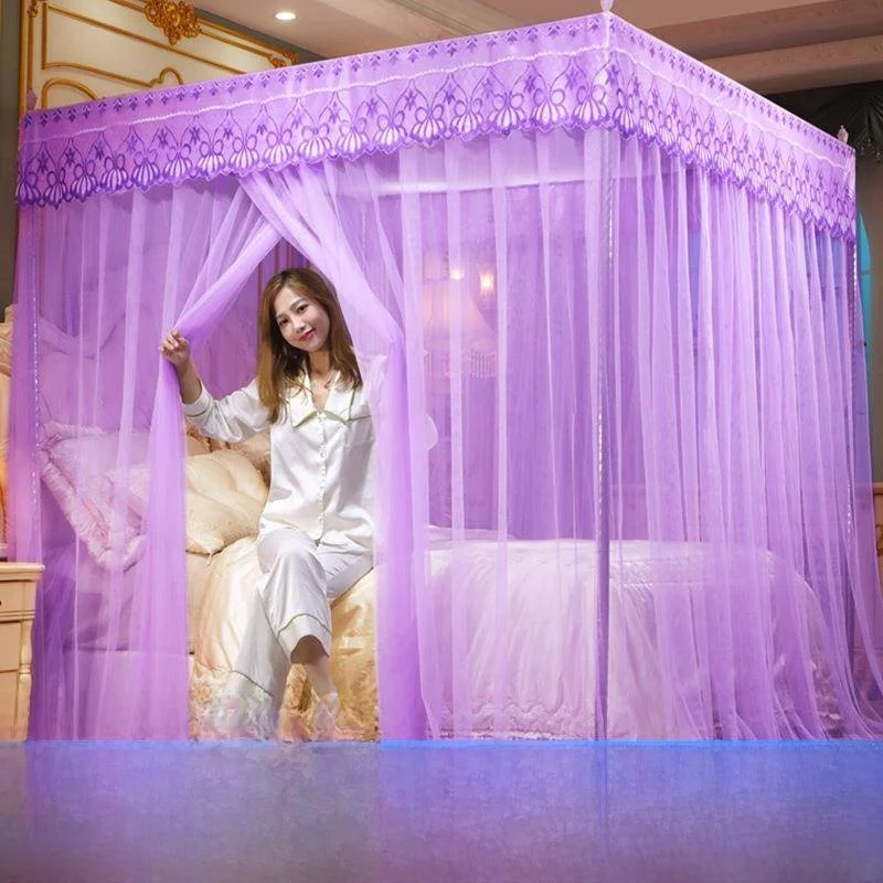 Thickened Princess Style Mosquito Net Floor Standing Bedroom Use Double Bed Size with Three Doors for Home Use Mosquito Proof
Thickened Princess Style Mosquito Net Floor Standing Bedroom Use Double Bed Size with Three Doors for Home Use Mosquito Proof