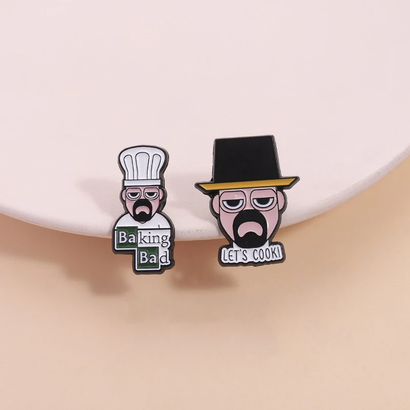LET'S COOK anime character Enamel Pins Custom Cartoon Death Chef Accessory Badge Brooches Clothes Funny Jewelry Gift
LET'S COOK anime character Enamel Pins Custom Cartoon Death Chef Accessory Badge Brooches Clothes Funny Jewelry Gift