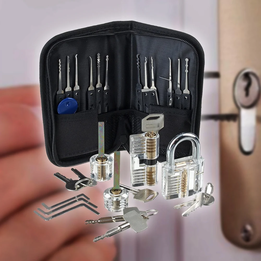 1 Set Lock Picking Set Transparent Lock Picks Hand Tools Multifunctional Training Locks Set for Padlock Hardware for Hand Tools
1 Set Lock Picking Set Transparent Lock Picks Hand Tools Multifunctional Training Locks Set for Padlock Hardware for Hand Tools