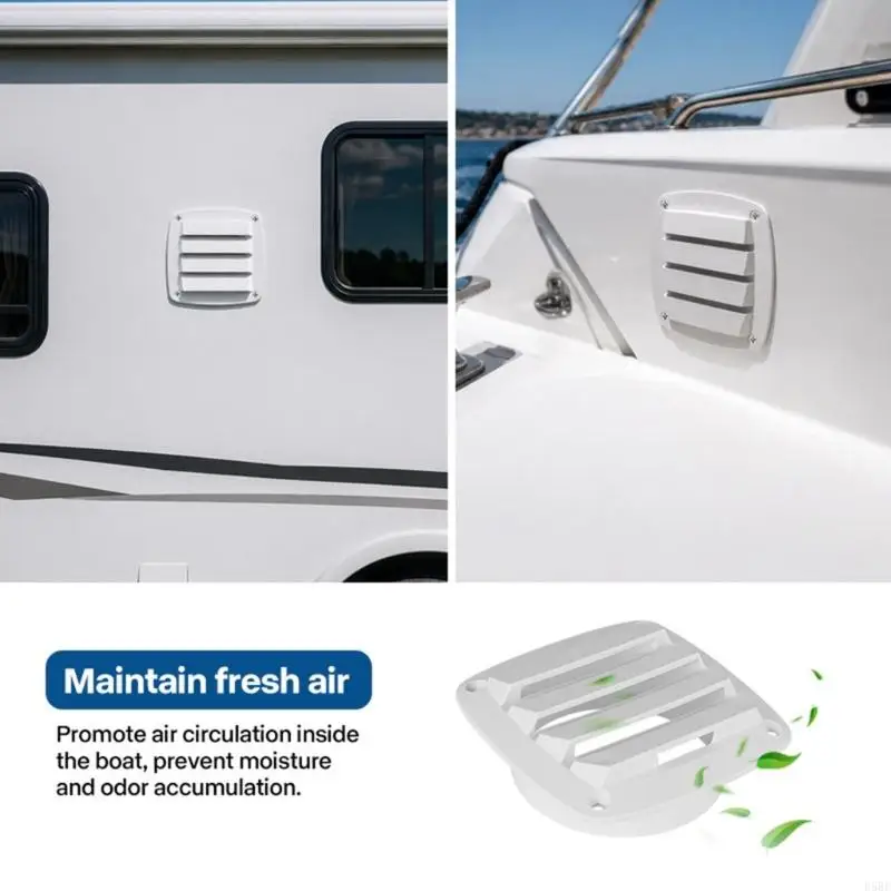 D5BE Marine Air Vent Grille Ventilation Ducting Louver Cover with Screw Holes
D5BE Marine Air Vent Grille Ventilation Ducting Louver Cover with Screw Holes
