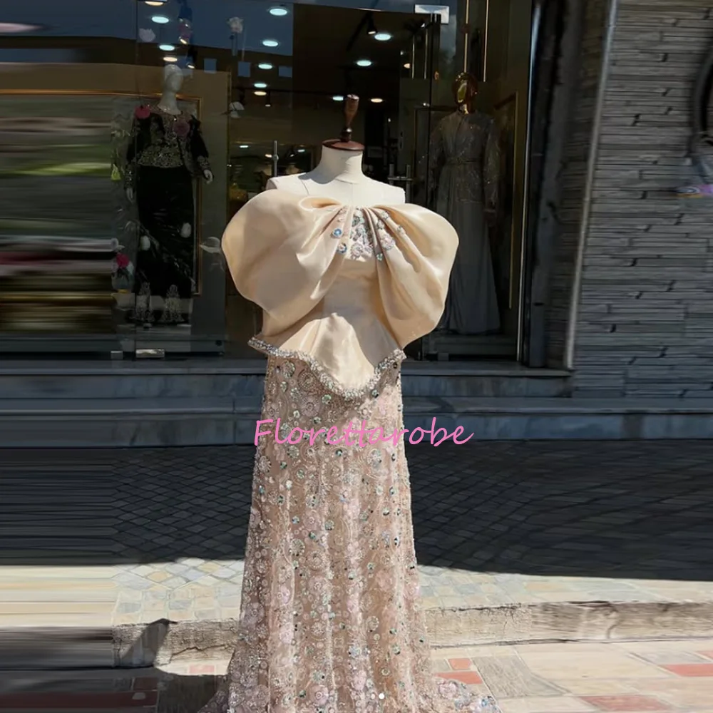 Women's Customized Luxury Beaded Appliques Off The Shoulder A Line Evening Dresses Floor-Length Elegant Prom Dress
Women's Customized Luxury Beaded Appliques Off The Shoulder A Line Evening Dresses Floor-Length Elegant Prom Dress