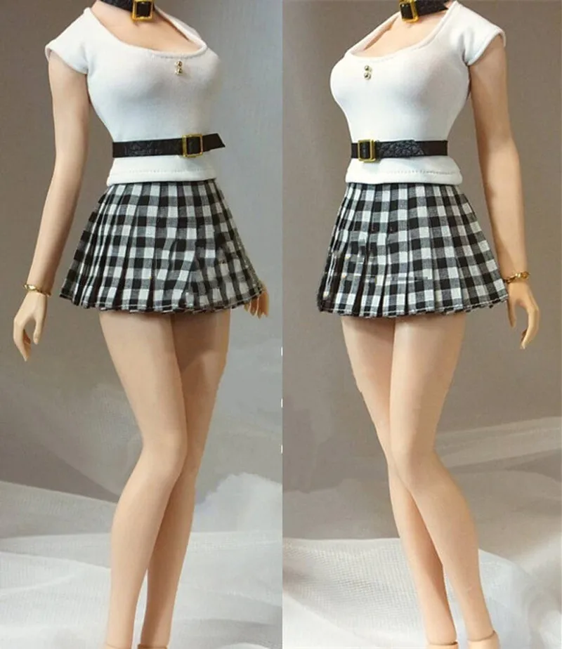 Custom 1/6 Scale PL206 OL Style Tops+ Plaid Skirt Model for 12"Phicen Big Breast
Custom 1/6 Scale PL206 OL Style Tops+ Plaid Skirt Model for 12"Phicen Big Breast