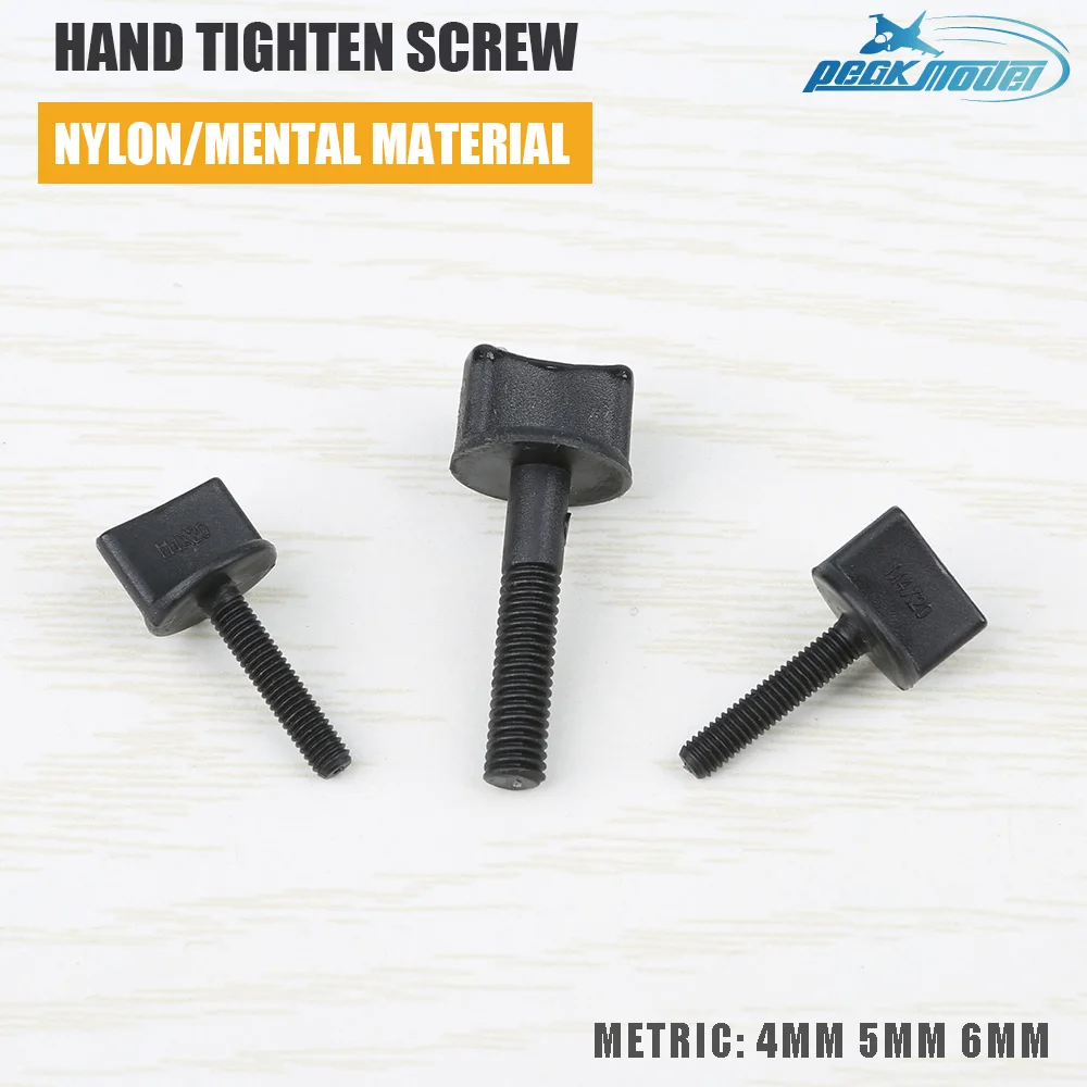 4 шт./лот, метрические M4 M5 M6, нейлоновые винты с частной резьбой/винт с затяжкой вручную для модели RC 
4 шт./лот, метрические M4 M5 M6, нейлоновые винты с частной резьбой/винт с затяжкой вручную для модели RC