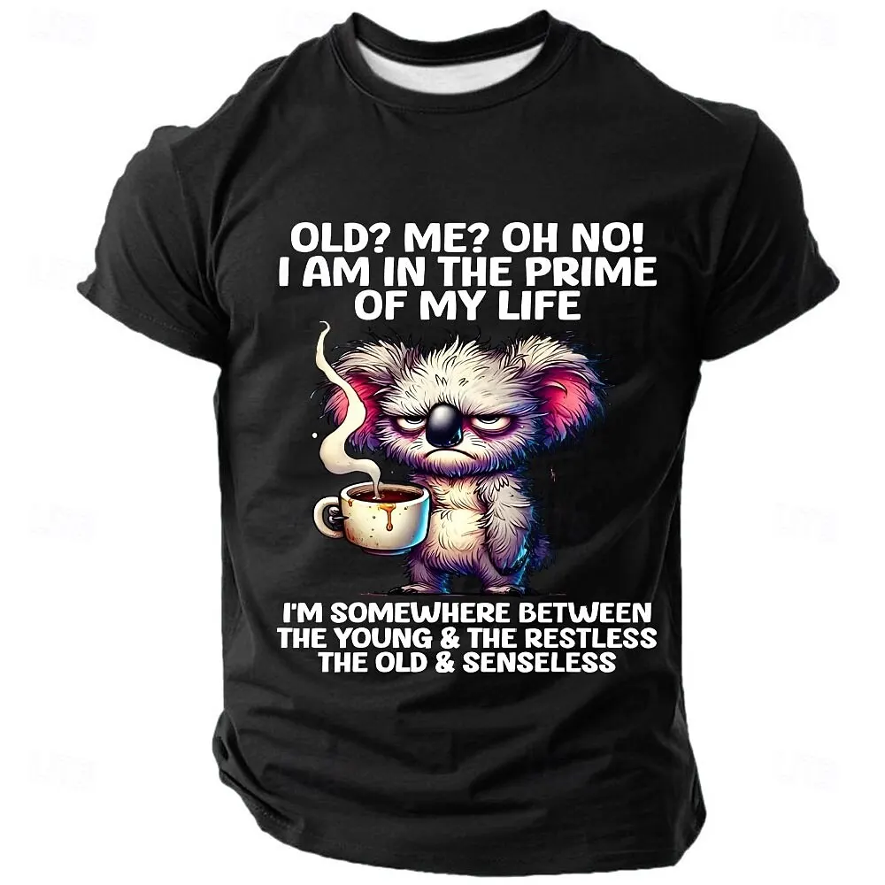 Funny Letter 3D Print T Shirt For Men Fashion Koala Pattern Short Sleeve Tops Summer Casual O-neck Loose Tees Hip Hop Streetwear
Funny Letter 3D Print T Shirt For Men Fashion Koala Pattern Short Sleeve Tops Summer Casual O-neck Loose Tees Hip Hop Streetwear