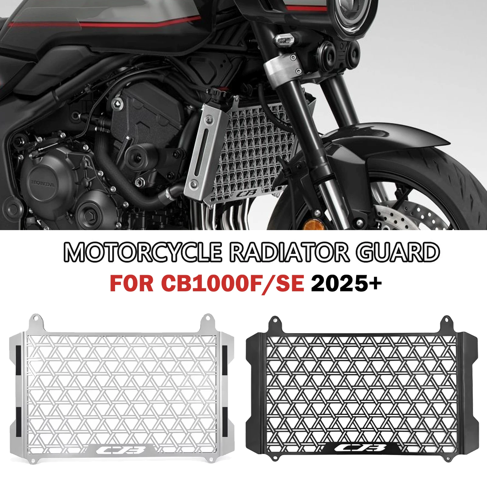 New Motorcycle Accessories Radiator Guard Set Protector Guard Cover Oil Cooler Cover For Honda CB1000F CB1000F SE 2025 2026
New Motorcycle Accessories Radiator Guard Set Protector Guard Cover Oil Cooler Cover For Honda CB1000F CB1000F SE 2025 2026