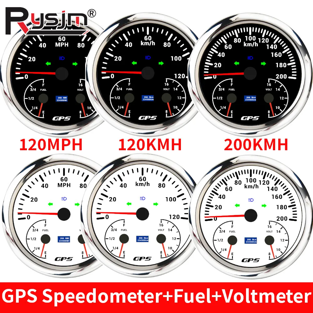 Универсальный многофункциональный датчик 110 мм 3 в 1, 120/200 км/ч, MPH, GPS-спидометр + датчик уровня топлива + вольтметр с 7 цветами подсветки
Универсальный многофункциональный датчик 110 мм 3 в 1, 120/200 км/ч, MPH, GPS-спидометр + датчик уровня топлива + вольтметр с 7 цветами подсветки