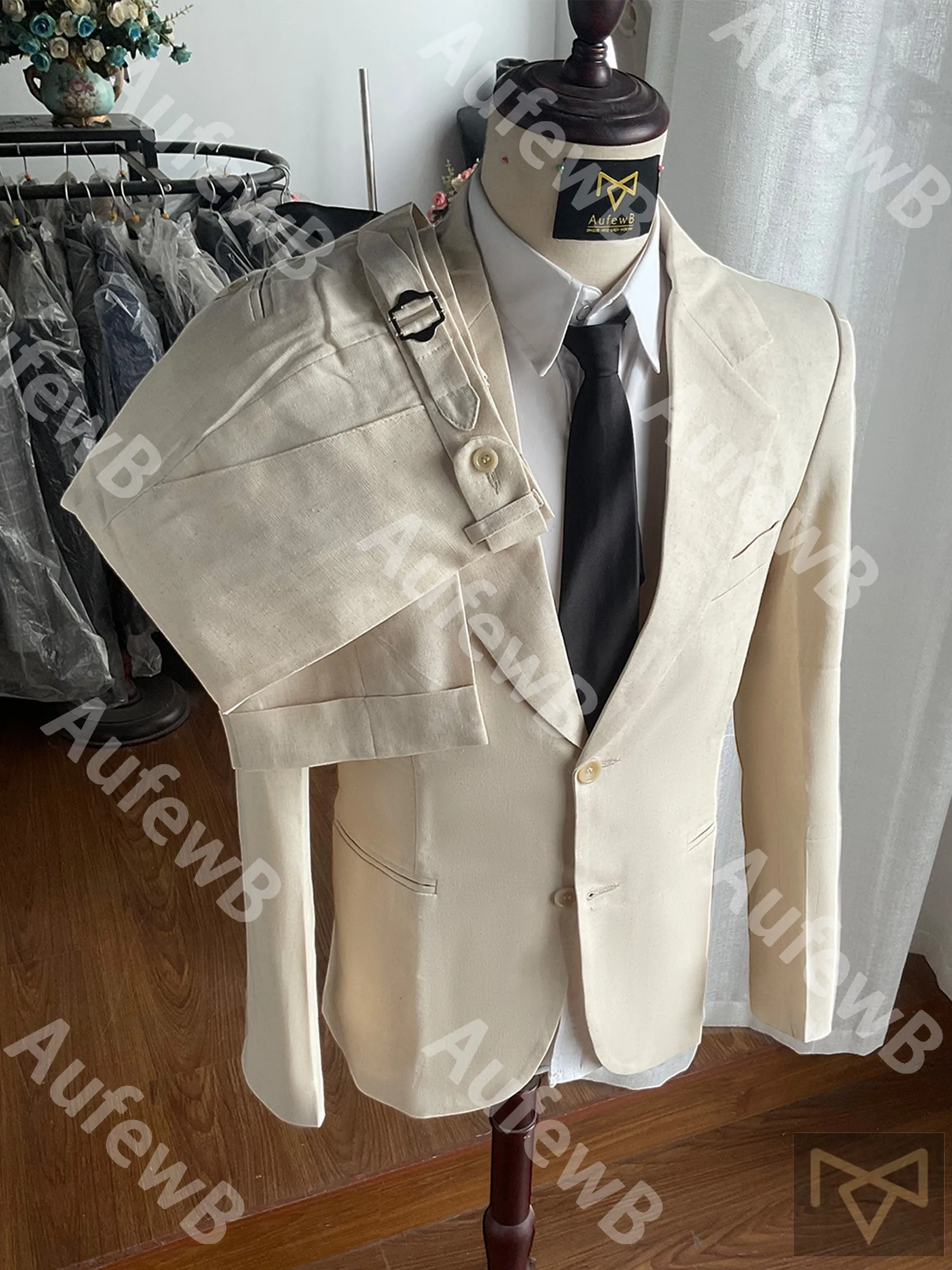Beach Casual Vacation Summer Linen Suit for Men Peaked Lapel Slim Fit Man 2 Piece Set Special Belt Design Costom Boys Suit
Beach Casual Vacation Summer Linen Suit for Men Peaked Lapel Slim Fit Man 2 Piece Set Special Belt Design Costom Boys Suit