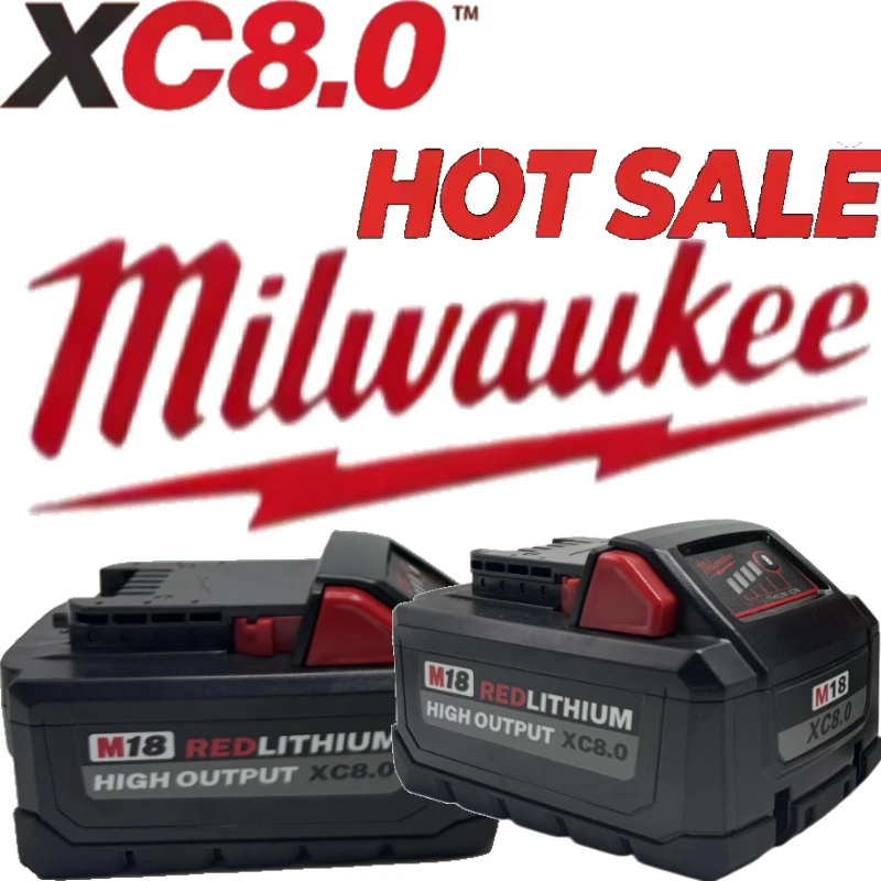 Milwaukee M18 Six Amp High Output XC Battery Reinforced Rubber-Plastic Housing Long Cycle Life For M18 Brushless Power Tools
Milwaukee M18 Six Amp High Output XC Battery Reinforced Rubber-Plastic Housing Long Cycle Life For M18 Brushless Power Tools