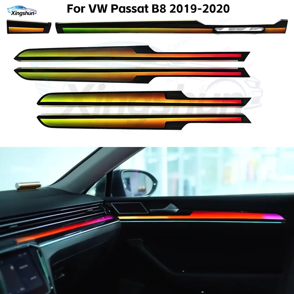 64 Colors Dynamic Ambient Light for VW Passat B8 2019-2020 Arteon Europe Car Interior Lighting Upgrade Accessories
64 Colors Dynamic Ambient Light for VW Passat B8 2019-2020 Arteon Europe Car Interior Lighting Upgrade Accessories