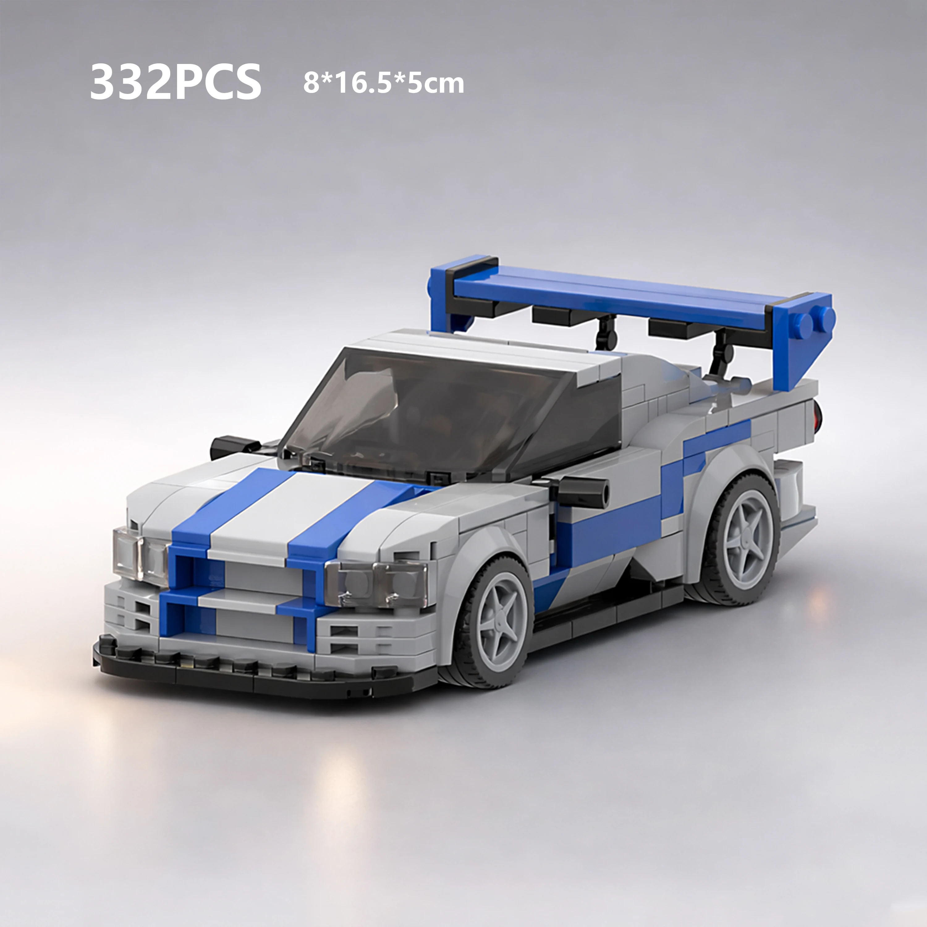 Конструктор MOC RS4: Спортивный гоночный автомобиль, 332 детали, широкие кубики 8 Stud, серия Speed, модель для сборки, игрушка-подарок
Конструктор MOC RS4: Спортивный гоночный автомобиль, 332 детали, широкие кубики 8 Stud, серия Speed, модель для сборки, игрушка-подарок