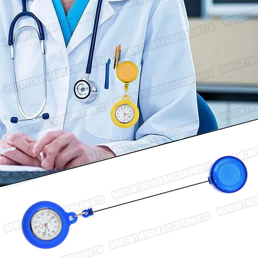 Retractable Blank Simple Nurse Doctor Hospital Pocket Watch Badge Reel Clip Hang Colourful Pendant Dress Watches Clock Medical
Retractable Blank Simple Nurse Doctor Hospital Pocket Watch Badge Reel Clip Hang Colourful Pendant Dress Watches Clock Medical
