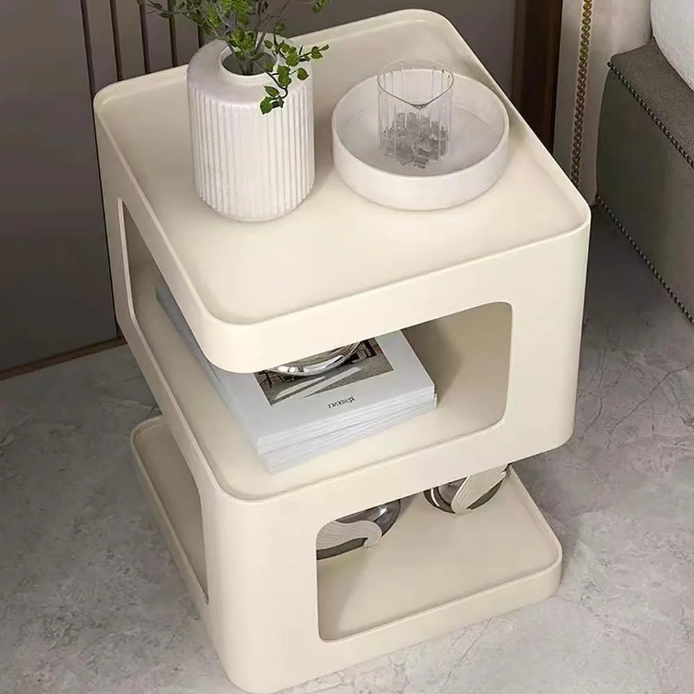 Side Table, Metal Bedside Table, Decorative Table with Living Room Cabinets, No Assembly Required (off-white)
Side Table, Metal Bedside Table, Decorative Table with Living Room Cabinets, No Assembly Required (off-white)
