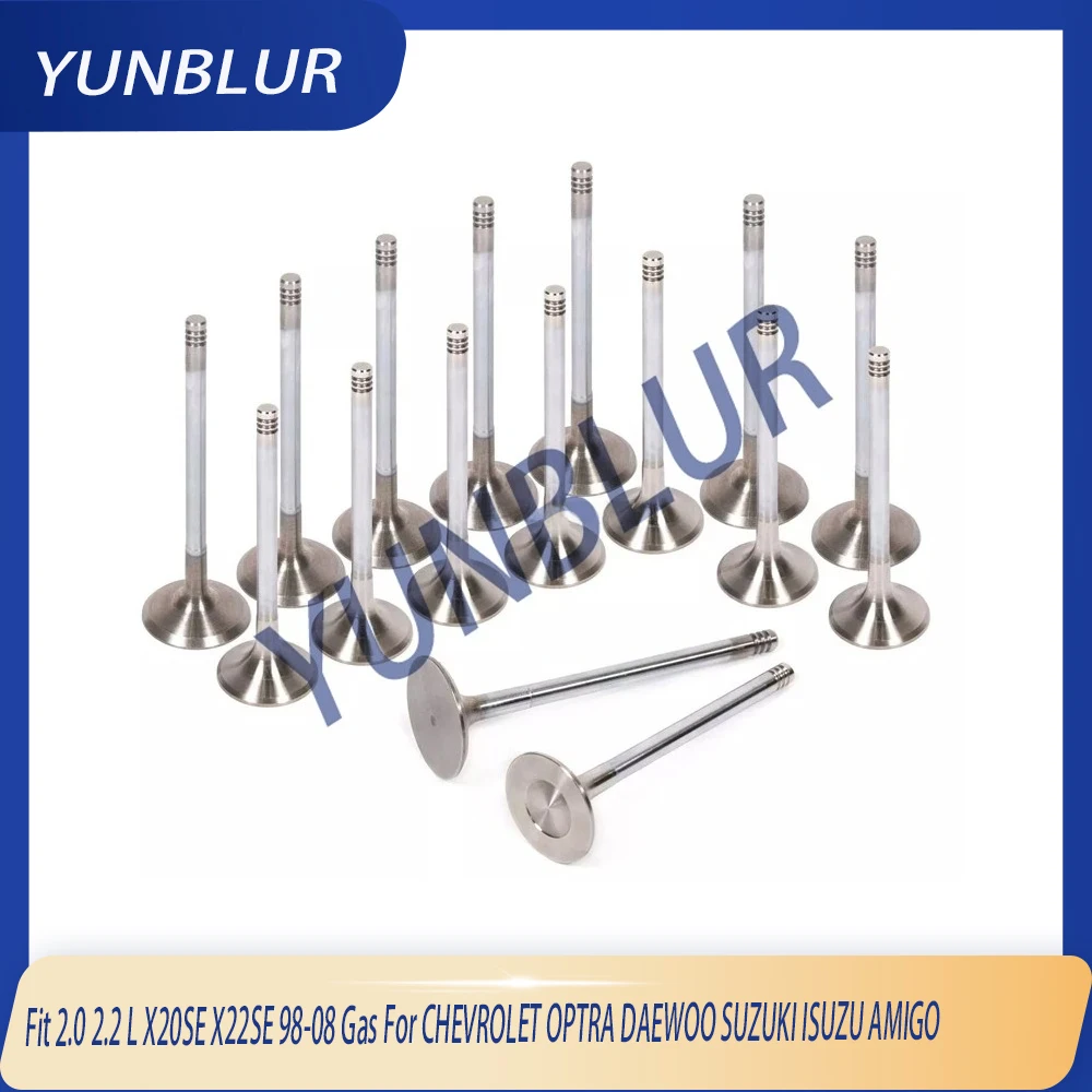 8x Intake & 8x Exhaust Valve Set Fit 2.0 2.2 L X20SE X22SE 98-08 Gas For CHEVROLET OPTRA DAEWOO SUZUKI ISUZU AMIGO Engine Parts
8x Intake & 8x Exhaust Valve Set Fit 2.0 2.2 L X20SE X22SE 98-08 Gas For CHEVROLET OPTRA DAEWOO SUZUKI ISUZU AMIGO Engine Parts