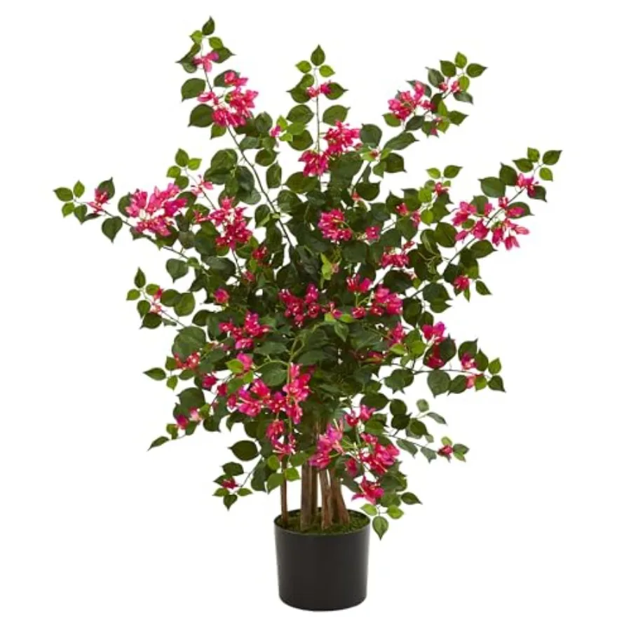 42in Artificial Bougainvillea Tree Faux Flowering Plant With Planter Indoor Home Office Decor Low Maintenance Pink and Green
42in Artificial Bougainvillea Tree Faux Flowering Plant With Planter Indoor Home Office Decor Low Maintenance Pink and Green