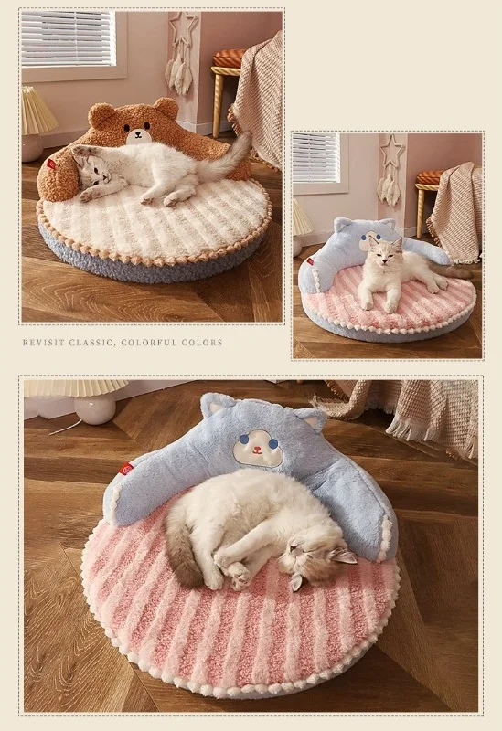 Cat litter universal in all seasons, cat bed winter pet bed, kitten winter warm cat cushion
Cat litter universal in all seasons, cat bed winter pet bed, kitten winter warm cat cushion