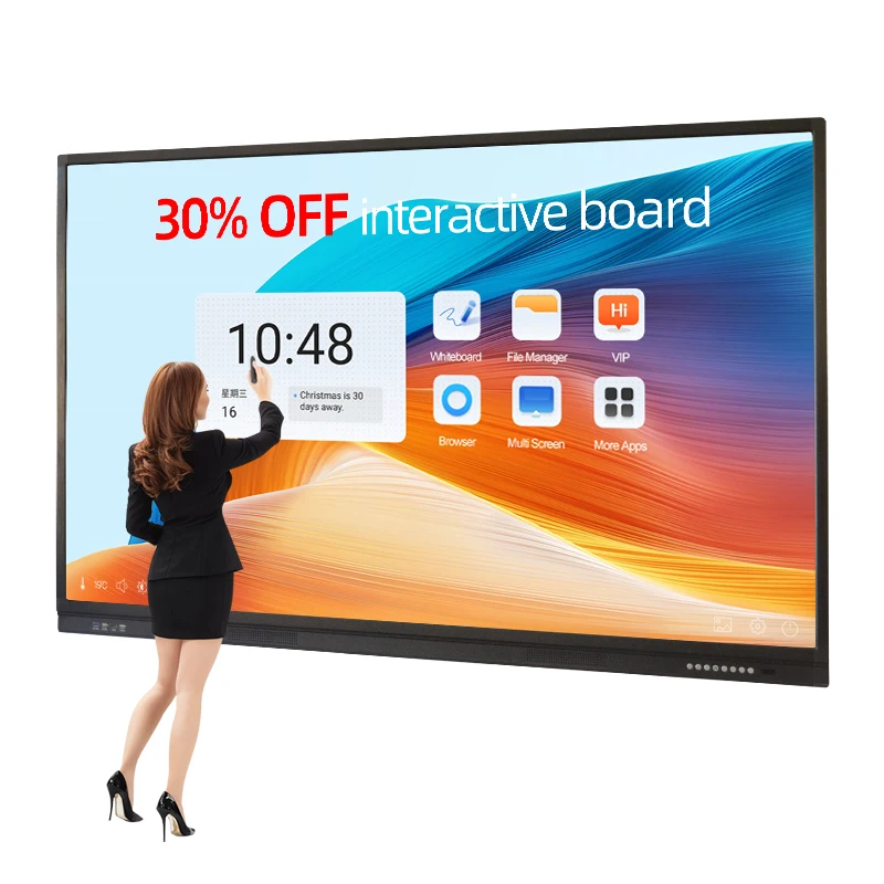 OEM ODM 85 Inch Interactive Flat Panel ALL In ONE Moniteurs Interactive Board For Conference
OEM ODM 85 Inch Interactive Flat Panel ALL In ONE Moniteurs Interactive Board For Conference