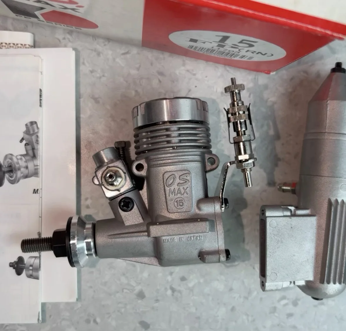 Japan NEW O.S. Engine MAX-15 FP RN Rear Needle Valve Version RC Airplane Engine motor 11703
Japan NEW O.S. Engine MAX-15 FP RN Rear Needle Valve Version RC Airplane Engine motor 11703