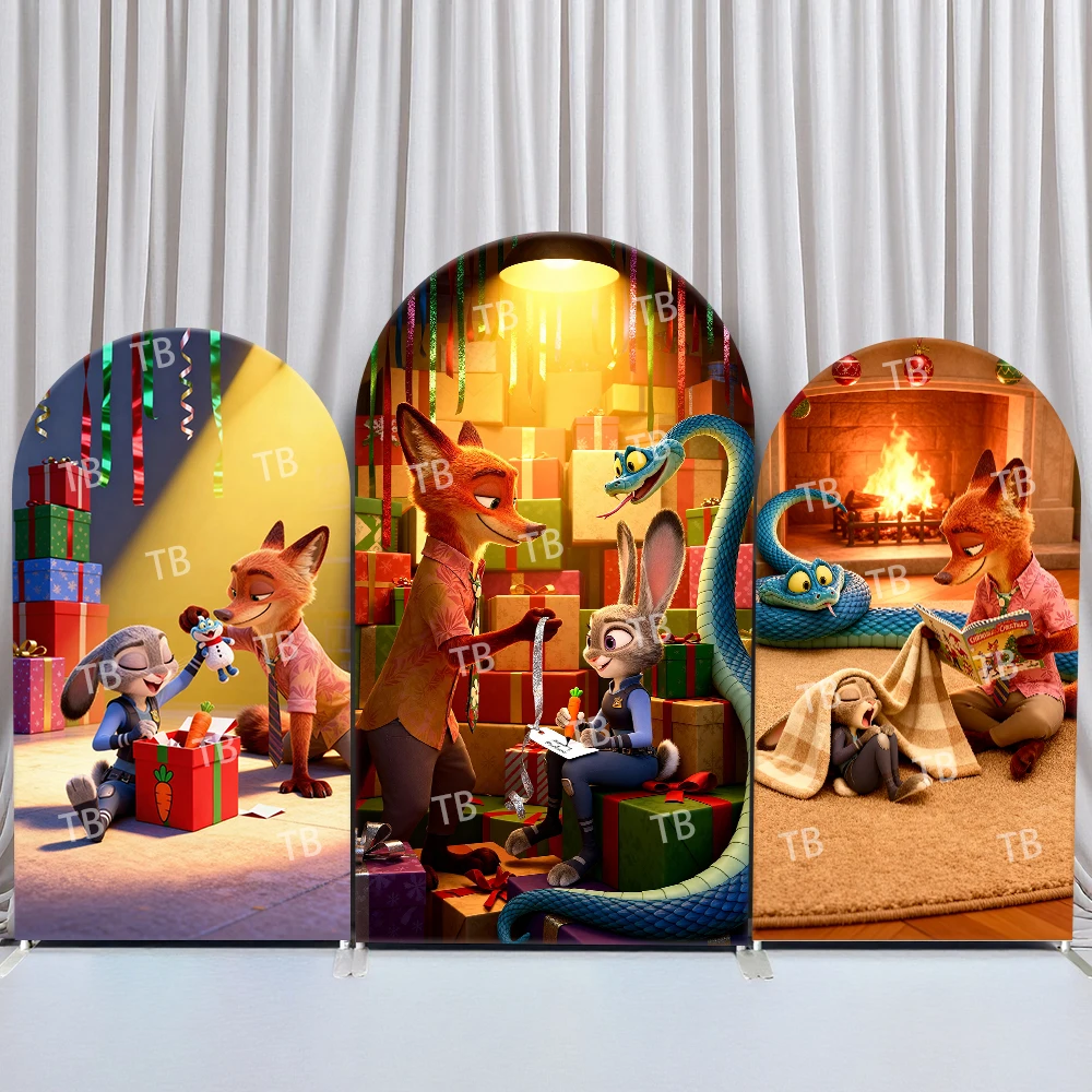 TB Disney Zootopia Gift Party Cozy Scene Arch Backdrop Cover Kids Party Decoration Photo Booth Props and Festive Celebration
TB Disney Zootopia Gift Party Cozy Scene Arch Backdrop Cover Kids Party Decoration Photo Booth Props and Festive Celebration
