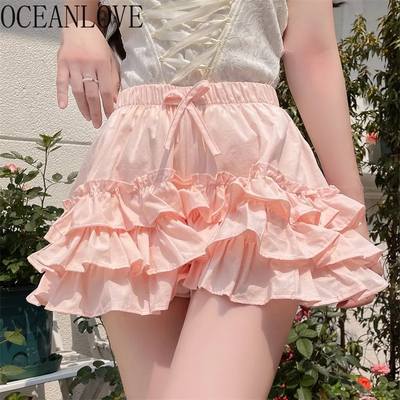 OCEANLOVE мини-юбка в стиле Лолиты с оборками, однотонная весна-лето, милые милые женские базовые банты в японском стиле Faldas Mujer
OCEANLOVE мини-юбка в стиле Лолиты с оборками, однотонная весна-лето, милые милые женские базовые банты в японском стиле Faldas Mujer