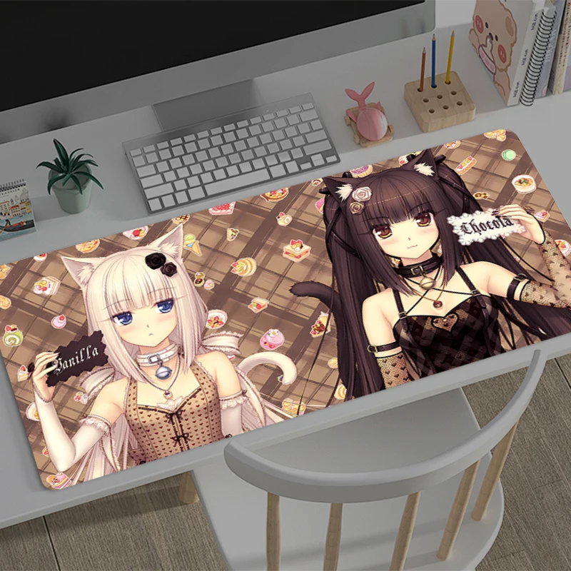 Коврик для мыши, большой N-nekopara, компьютерные офисные игровые настольные коврики, резиновые противоскользящие коврики для игровой клавиатуры, длинные настольные коврики, игровой коврик для мыши
Коврик для мыши, большой N-nekopara, компьютерные офисные игровые настольные коврики, резиновые противоскользящие коврики для игровой клавиатуры, длинные настольные коврики, игровой коврик для мыши