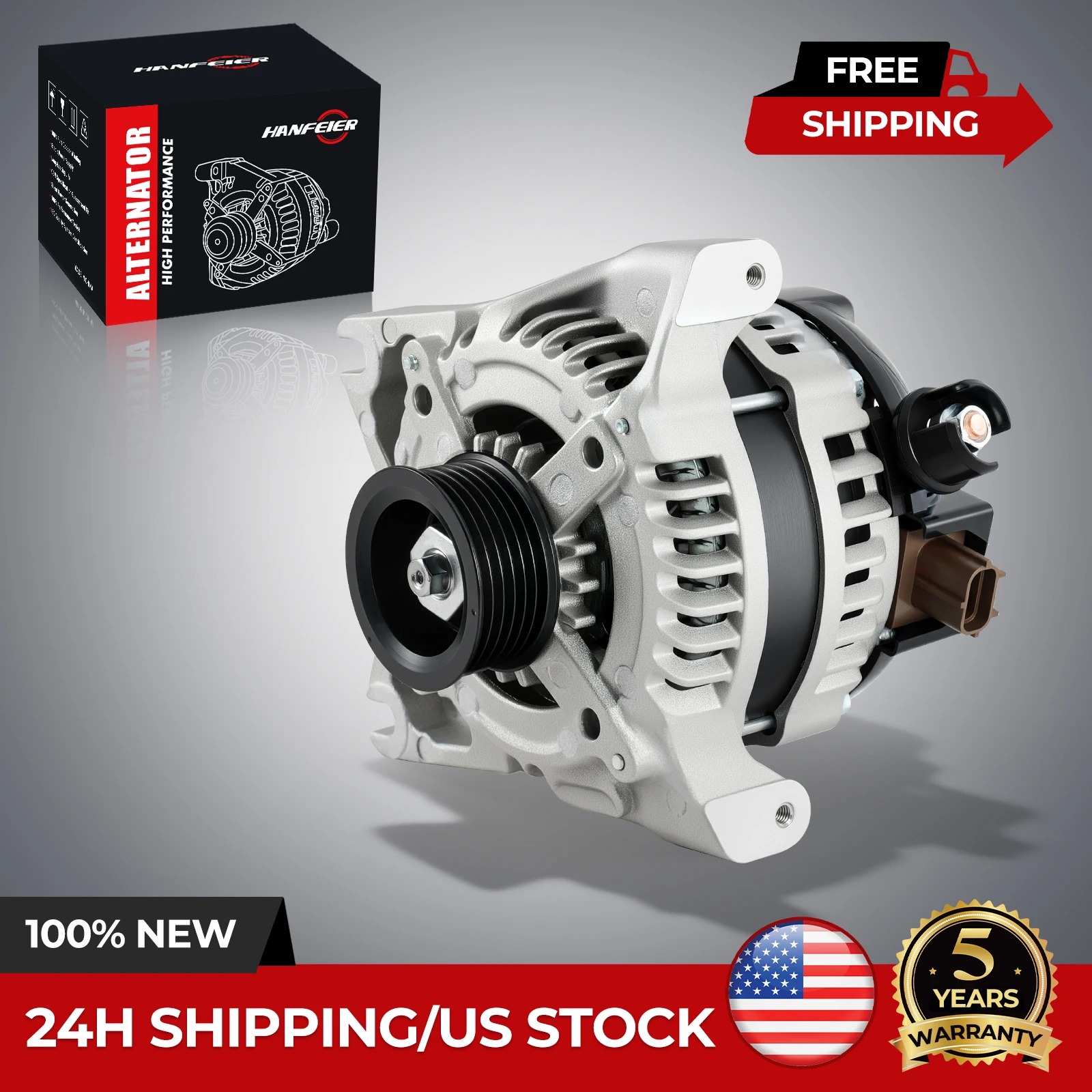 Fit for Ford F-150 4.6L 5.4L V8 2009 2010 New Alternator 11292 9L3T-10300-CB
Fit for Ford F-150 4.6L 5.4L V8 2009 2010 New Alternator 11292 9L3T-10300-CB