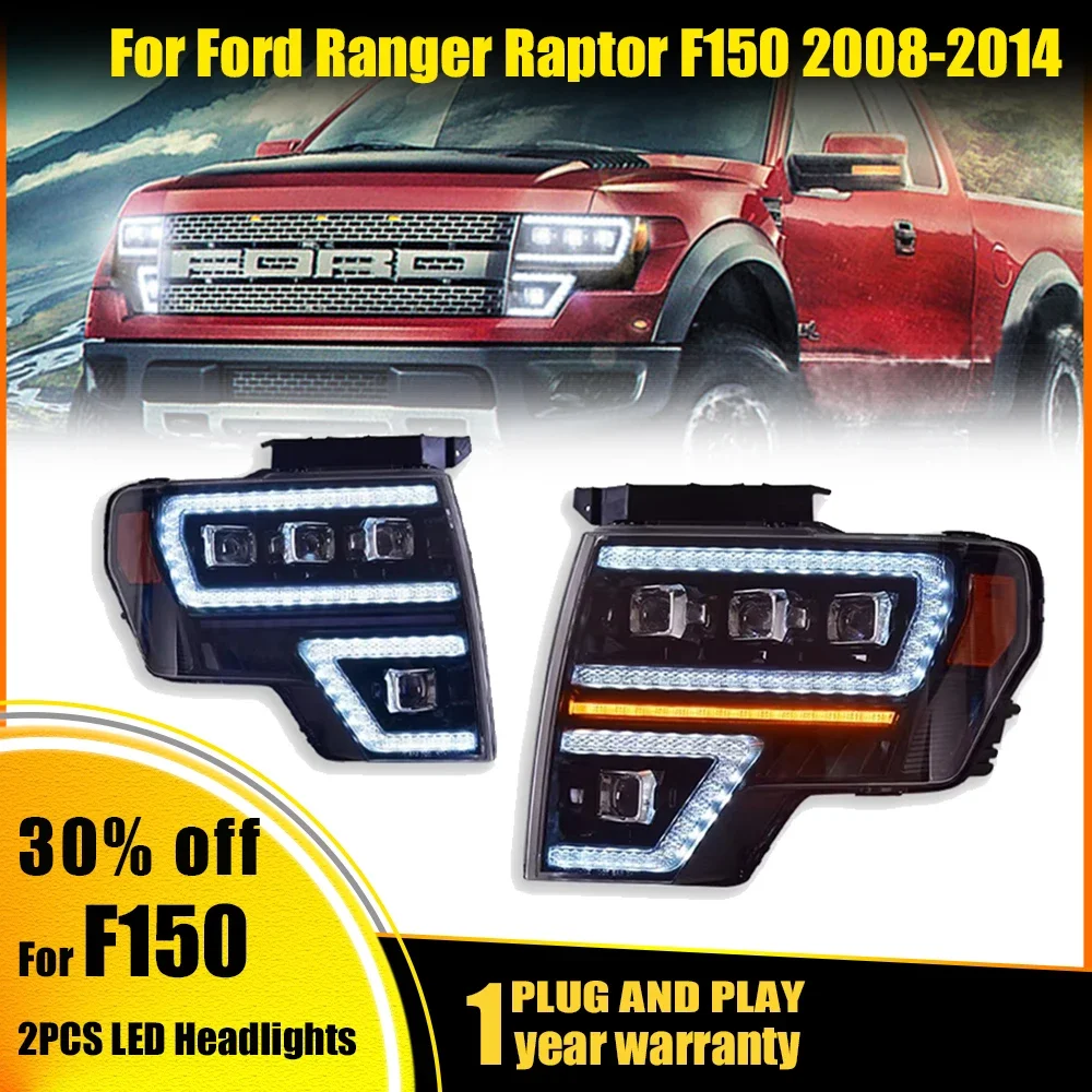 A Pair of Car Headlights For Ford Raptor F150 F-150 2008-2014 Front DRL Head Lamp Dynamic LED Day Running Light Auto Accessories
A Pair of Car Headlights For Ford Raptor F150 F-150 2008-2014 Front DRL Head Lamp Dynamic LED Day Running Light Auto Accessories