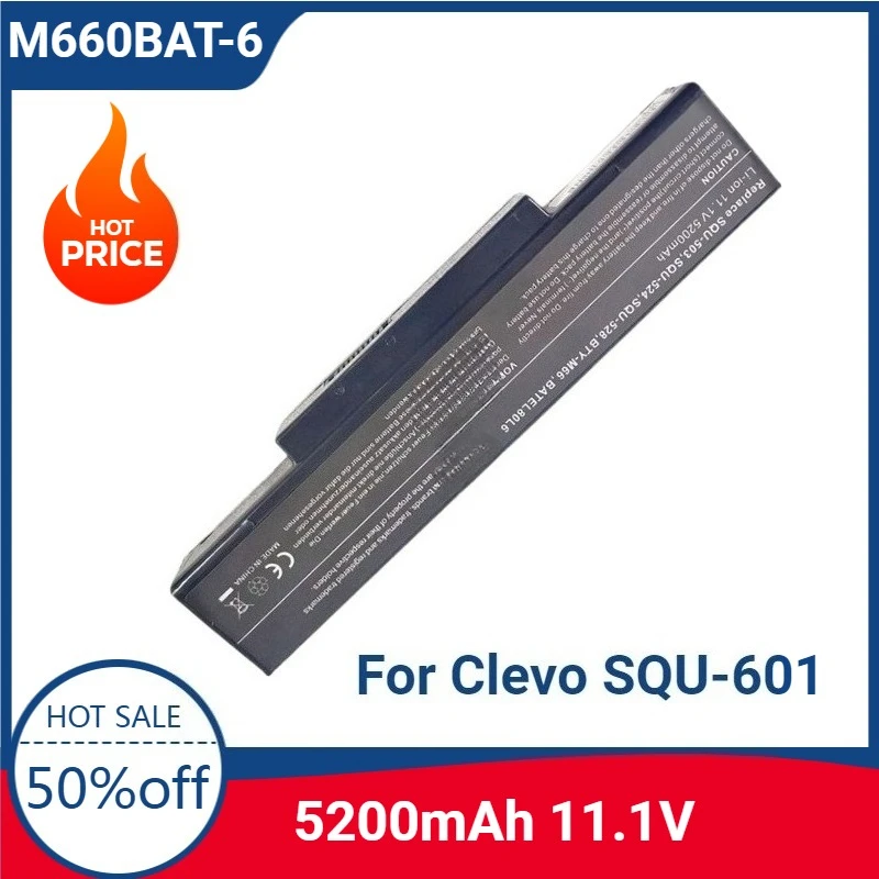 Новый аккумулятор M660BAT-6 M660NBAT-6 M740BAT-6 10,8 В 4400 мАч для Clevo SQU-601 M660 M740 M745 M760 M765 M770 W760 M661 M662 M665
Новый аккумулятор M660BAT-6 M660NBAT-6 M740BAT-6 10,8 В 4400 мАч для Clevo SQU-601 M660 M740 M745 M760 M765 M770 W760 M661 M662 M665