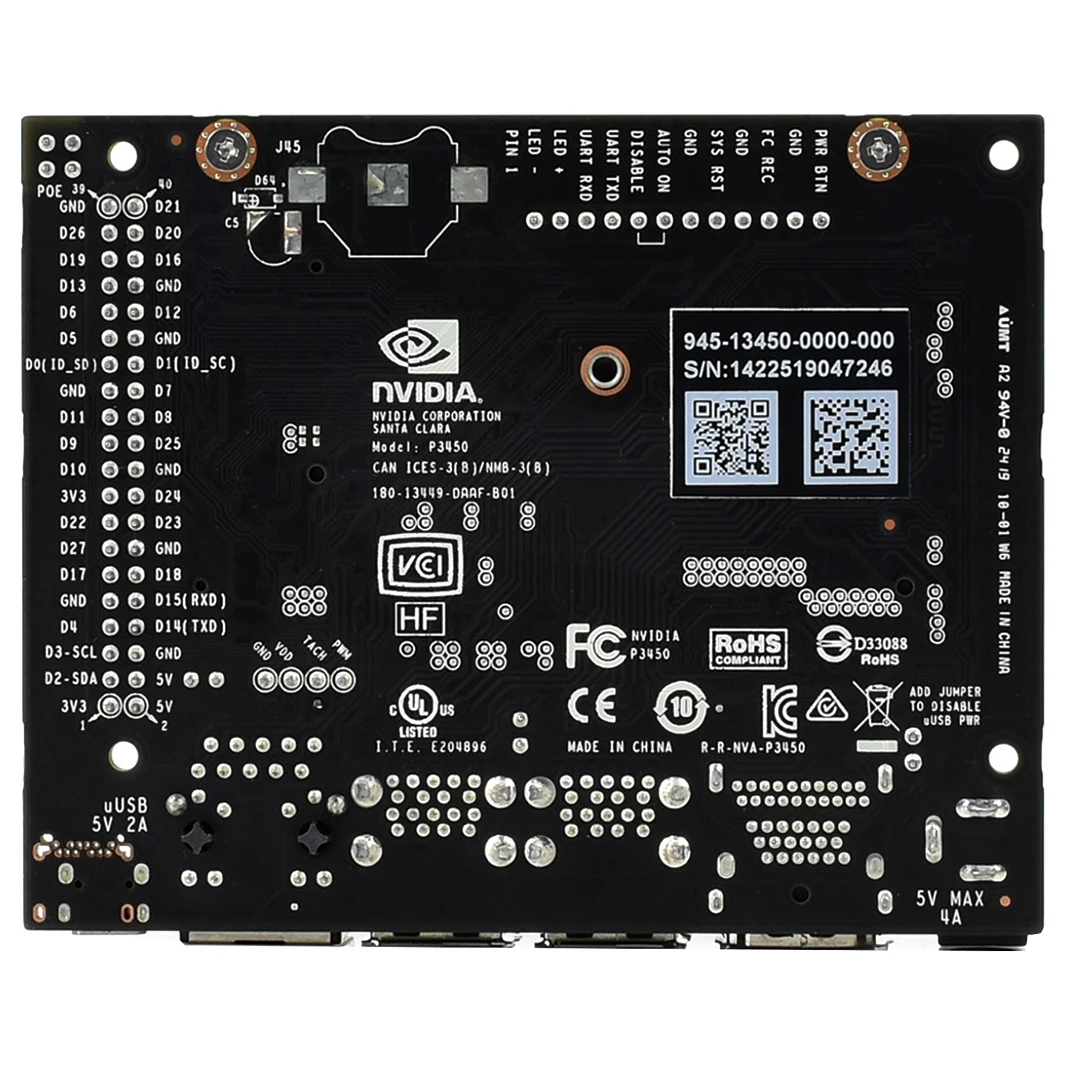 NVIDIA Original in stock The New B01Jetson Nano 4GB Developer Kit New B01 128-core Maxwell 4 GB 64-bit LPDDR4 and DP Display
NVIDIA Original in stock The New B01Jetson Nano 4GB Developer Kit New B01 128-core Maxwell 4 GB 64-bit LPDDR4 and DP Display