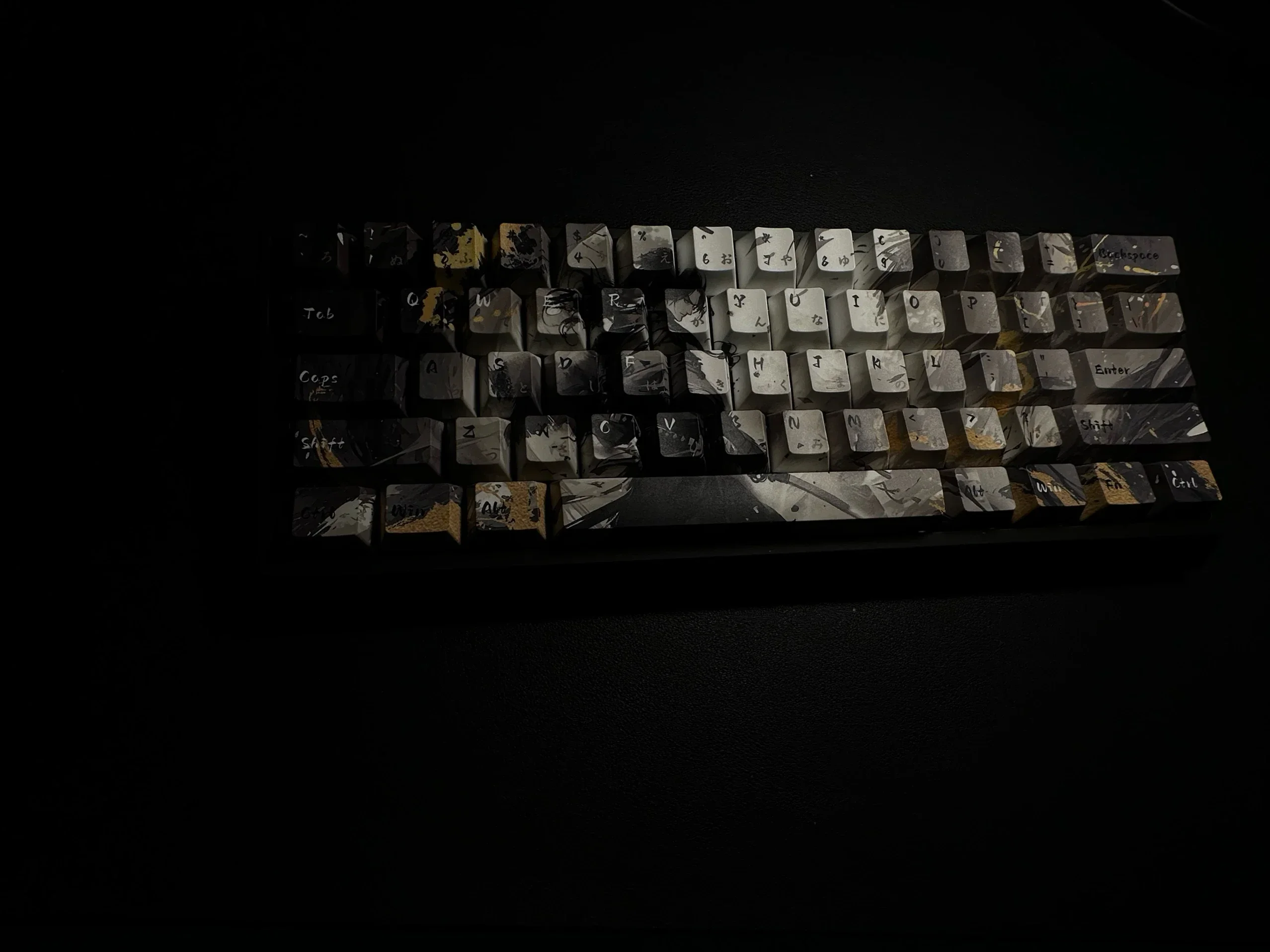 Ink Canyang Jianying Original PBT keycap five-sided hot sublimation, suitable for wooting ez63 made68, etc
Ink Canyang Jianying Original PBT keycap five-sided hot sublimation, suitable for wooting ez63 made68, etc