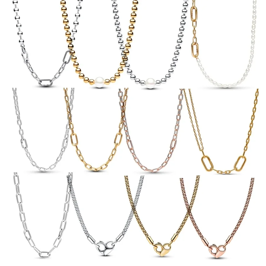 2025 New 925 silver Fashion Luxur Heart And Pearl Necklace Fit Original Jewellry Necklaces DIY Bead Charm Women high-end Gift
2025 New 925 silver Fashion Luxur Heart And Pearl Necklace Fit Original Jewellry Necklaces DIY Bead Charm Women high-end Gift
