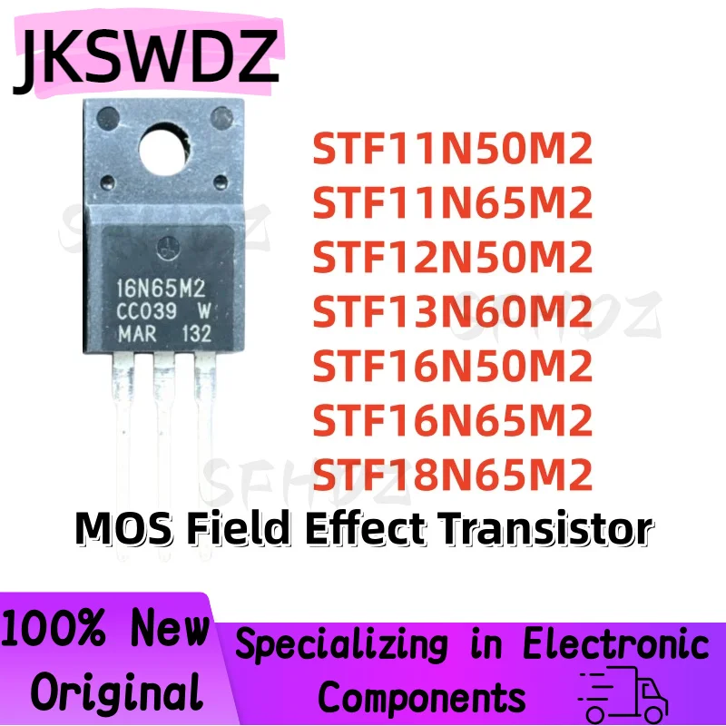 10PCS 100% NEW STF11N50M2 STF11N65M2 STF12N50M2 STF13N60M2 STF16N50M2 STF16N65M2 STF18N65M2 18N65M2 16N65M2 16N50M2 TO-220F
10PCS 100% NEW STF11N50M2 STF11N65M2 STF12N50M2 STF13N60M2 STF16N50M2 STF16N65M2 STF18N65M2 18N65M2 16N65M2 16N50M2 TO-220F