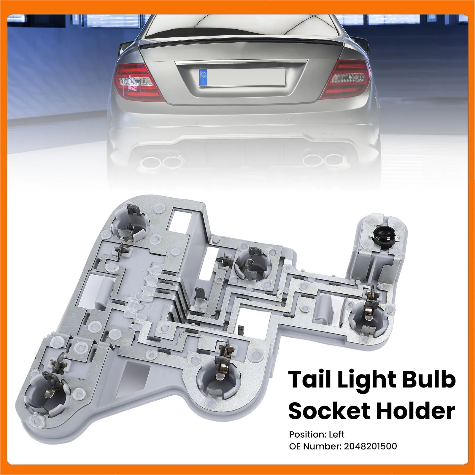 Rear Light Bulb Carrier Socket Holder Tail Light Bulb Socket Holder Long Lasting Sturdy with Harness for C250 C300 C350 C63 AMG
Rear Light Bulb Carrier Socket Holder Tail Light Bulb Socket Holder Long Lasting Sturdy with Harness for C250 C300 C350 C63 AMG